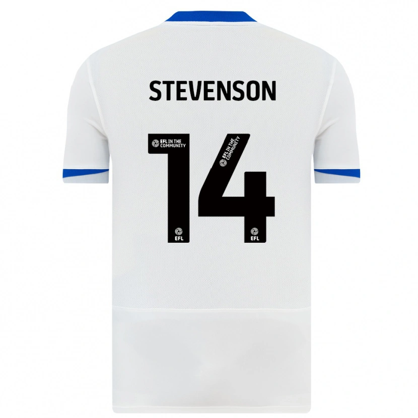 Danxen Kinderen Ben Stevenson #14 Wit Zwart Uitshirt Uittenue 2025/26 T-Shirt België