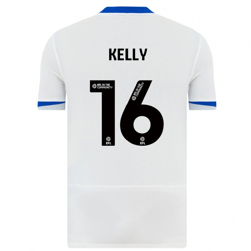 Danxen Kinderen Liam Kelly #16 Wit Zwart Uitshirt Uittenue 2025/26 T-Shirt België