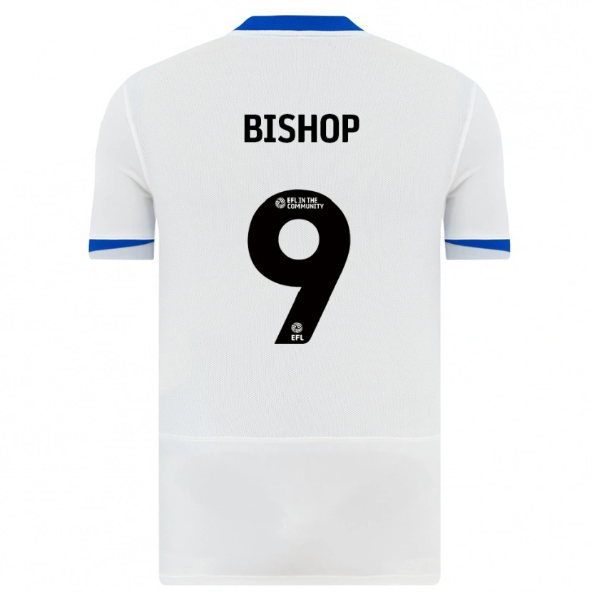 Danxen Kinderen Colby Bishop #9 Wit Zwart Uitshirt Uittenue 2025/26 T-Shirt België