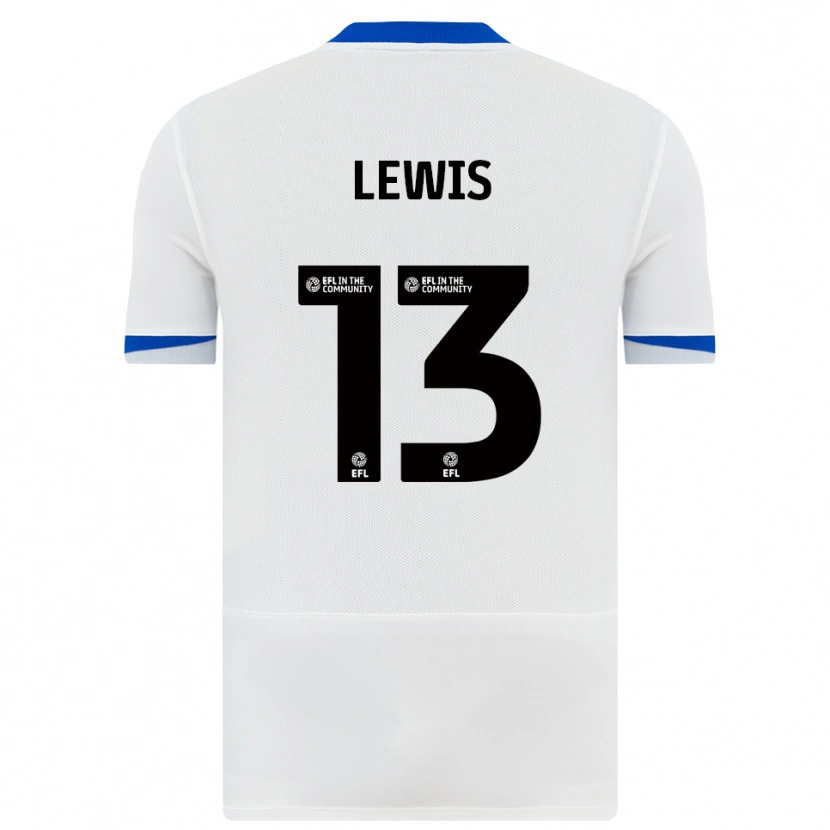 Danxen Kinderen Karl Lewis #13 Wit Zwart Uitshirt Uittenue 2025/26 T-Shirt België