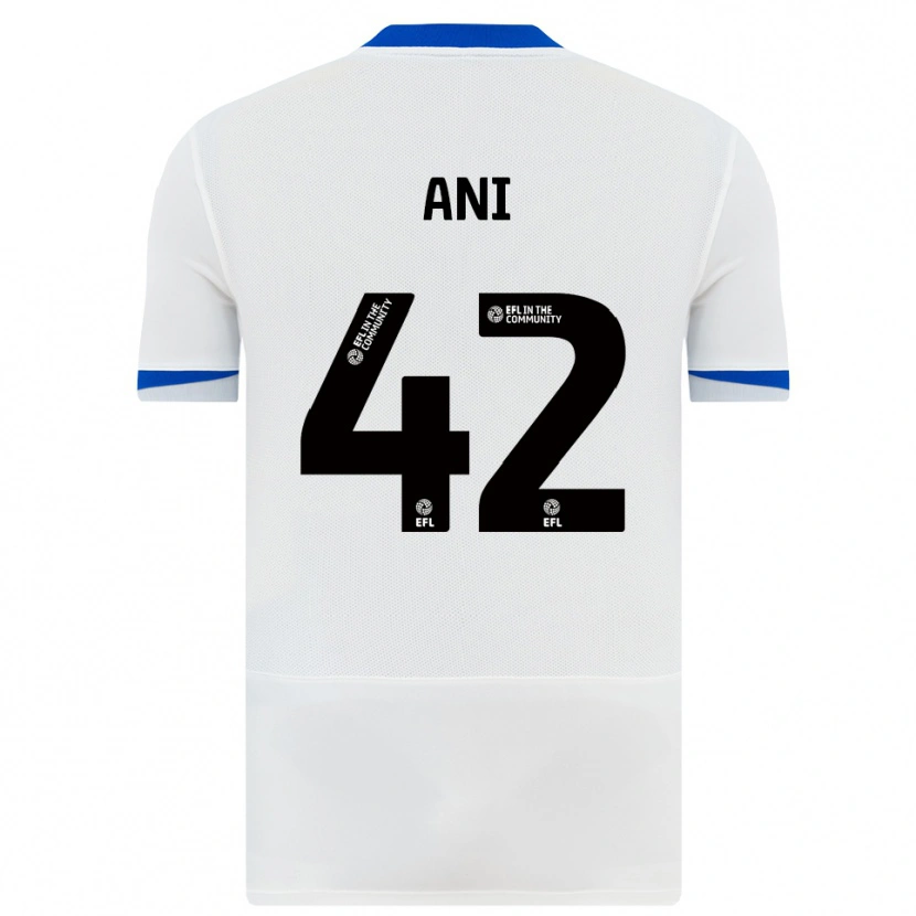 Danxen Kinderen Michael Ani #42 Wit Zwart Uitshirt Uittenue 2025/26 T-Shirt België