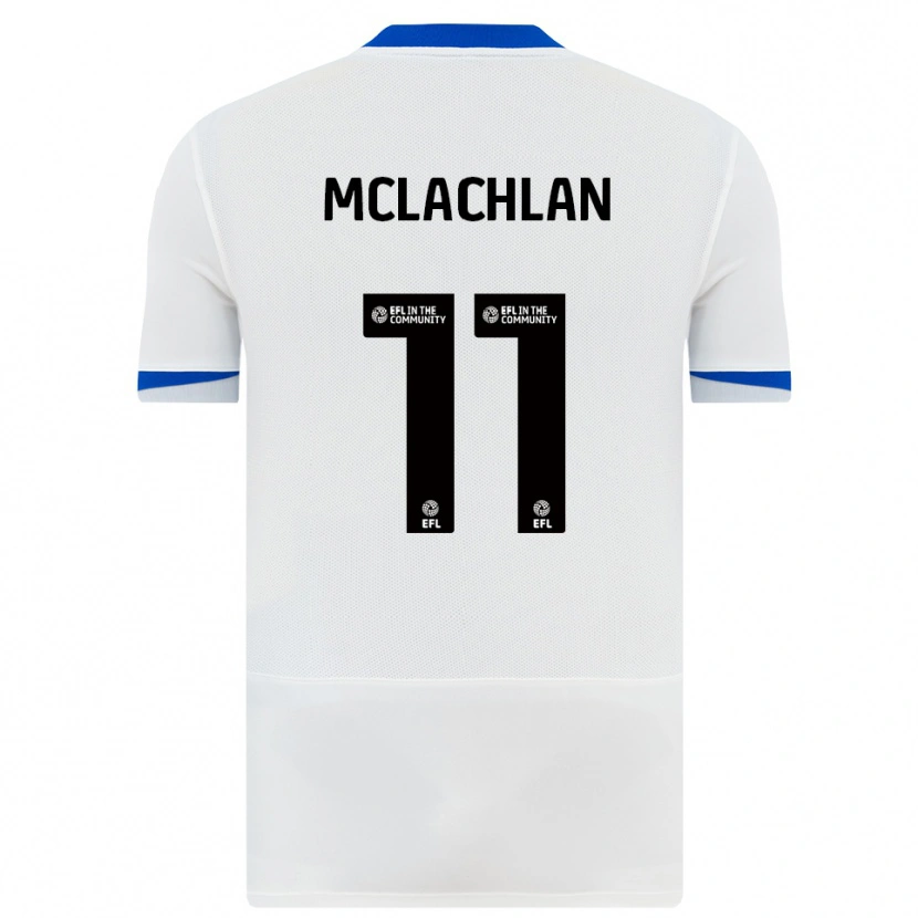 Danxen Kinderen Daisy Mclachlan #11 Wit Zwart Uitshirt Uittenue 2025/26 T-Shirt België