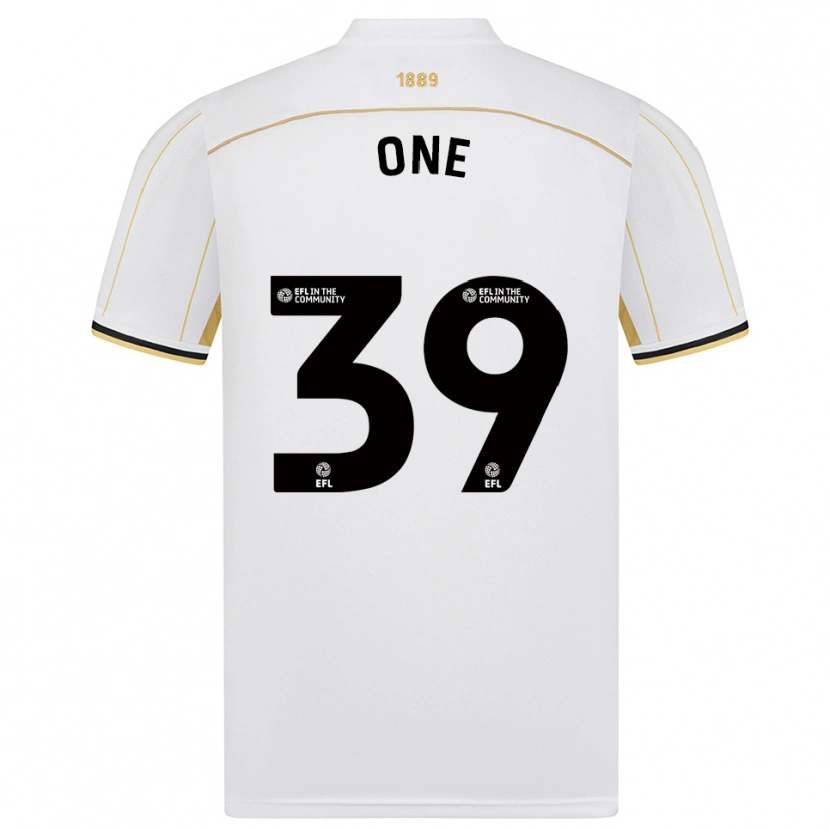 Danxen Kinderen Ryan Oné #39 Wit Goud Uitshirt Uittenue 2025/26 T-Shirt België