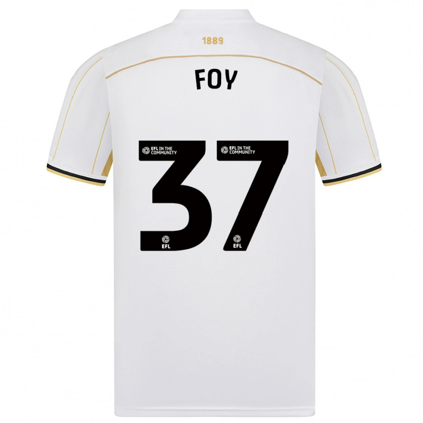 Danxen Kinderen Grace Foy #37 Wit Goud Uitshirt Uittenue 2025/26 T-Shirt België