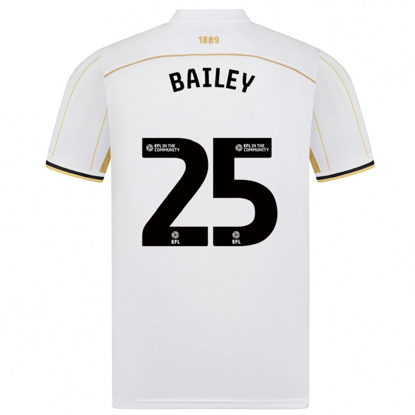 Danxen Kinderen Jade Bailey #25 Wit Goud Uitshirt Uittenue 2025/26 T-Shirt België