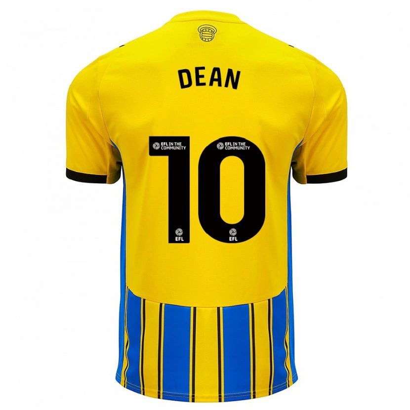 Danxen Kinderen Rianna Dean #10 Blauw Geel Uitshirt Uittenue 2025/26 T-Shirt België