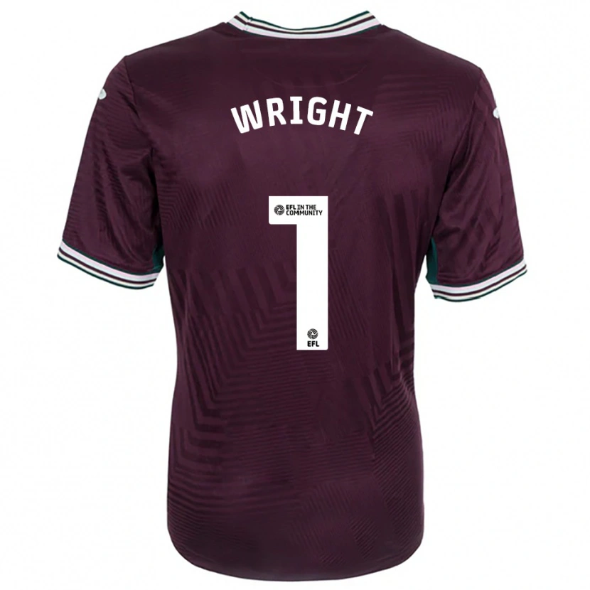 Danxen Kinderen Tom Wright #1 Roest Rood Wit Uitshirt Uittenue 2025/26 T-Shirt België