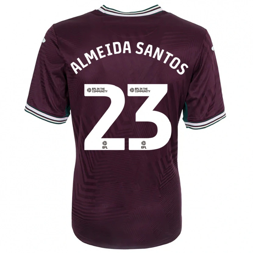 Danxen Kinderen Ricardo Santos #23 Roest Rood Wit Uitshirt Uittenue 2025/26 T-Shirt België