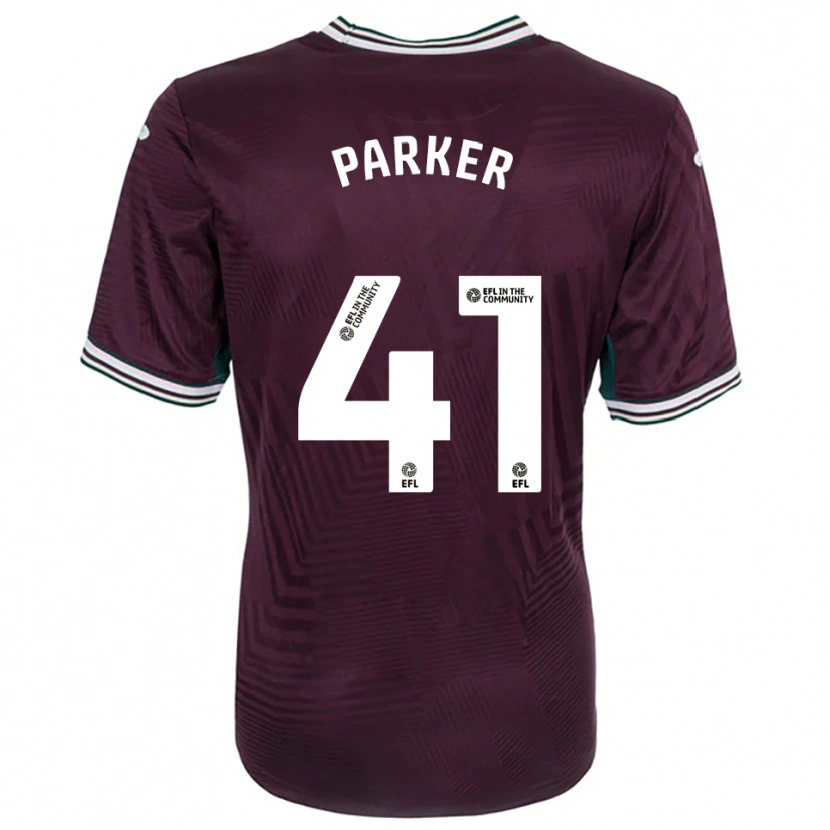 Danxen Kinderen Sam Parker #41 Roest Rood Wit Uitshirt Uittenue 2025/26 T-Shirt België