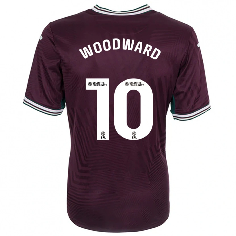 Danxen Kinderen Thomas Woodward #10 Roest Rood Wit Uitshirt Uittenue 2025/26 T-Shirt België