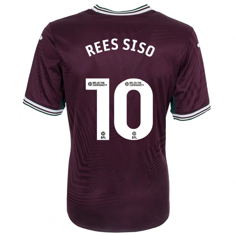 Danxen Kinderen Ramon Rees-Siso #10 Roest Rood Wit Uitshirt Uittenue 2025/26 T-Shirt België