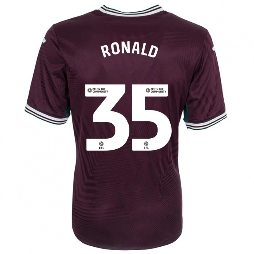 Danxen Kinderen Ronald #35 Roest Rood Wit Uitshirt Uittenue 2025/26 T-Shirt België