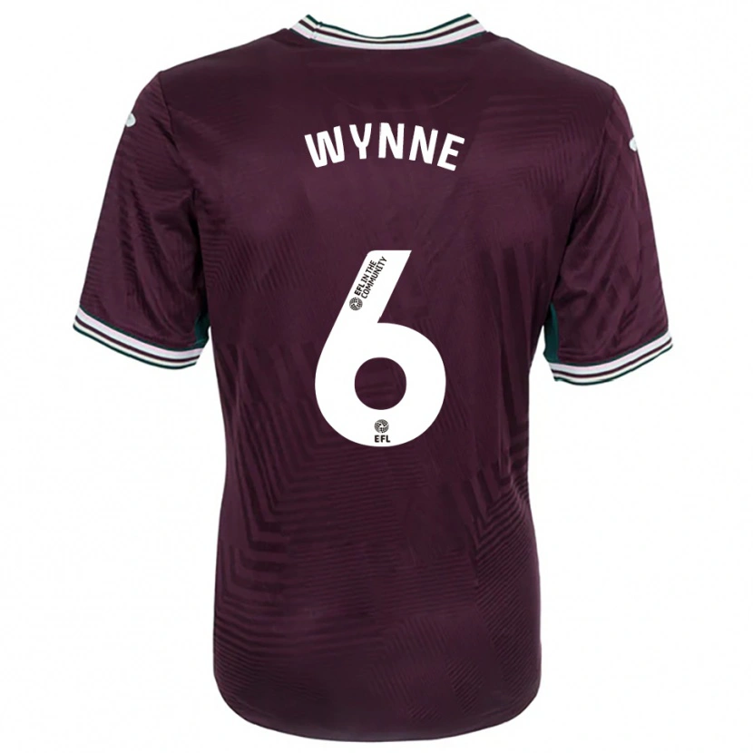 Danxen Kinderen Sammy Wynne #6 Roest Rood Wit Uitshirt Uittenue 2025/26 T-Shirt België