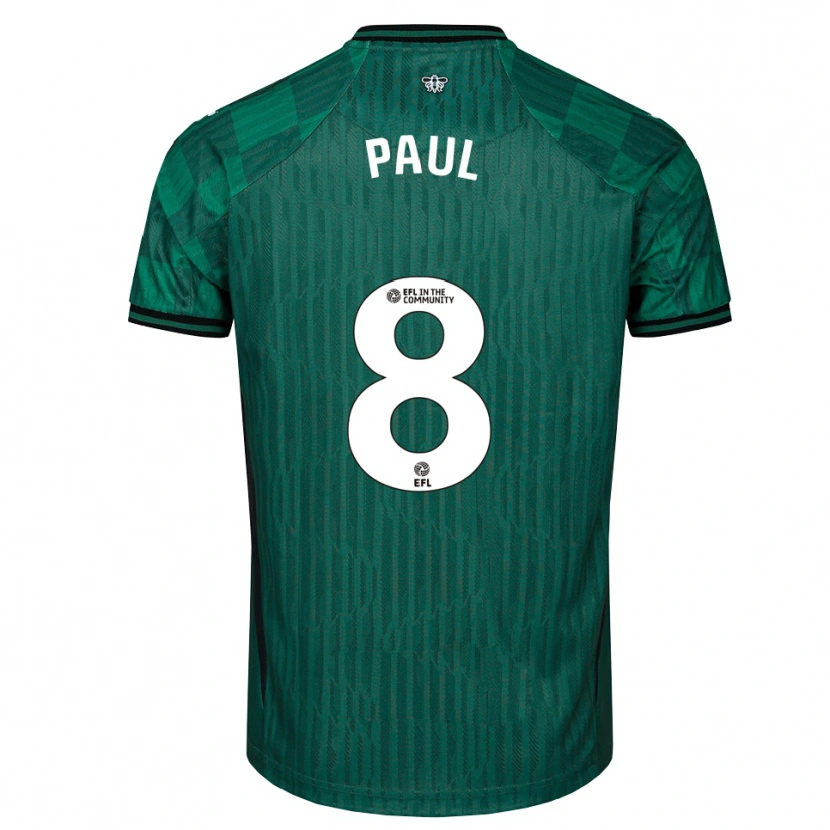 Danxen Kinderen Lachante Paul #8 Groen Zwart Uitshirt Uittenue 2025/26 T-Shirt België