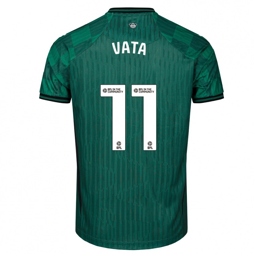 Danxen Kinderen Rocco Vata #11 Groen Zwart Uitshirt Uittenue 2025/26 T-Shirt België