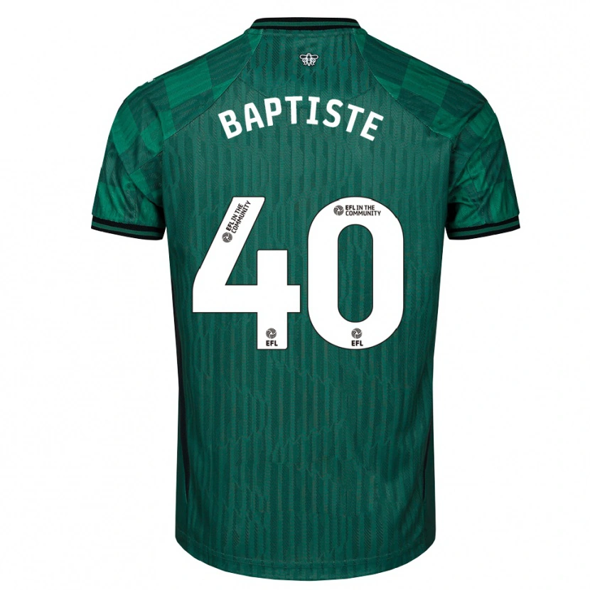 Danxen Kinderen Bianca Baptiste #40 Groen Zwart Uitshirt Uittenue 2025/26 T-Shirt België