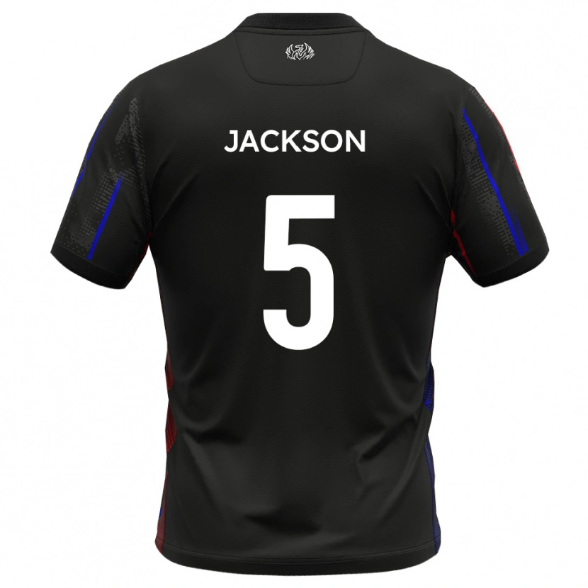 Danxen Kinderen Ben Jackson #5 Zwart Rood Uitshirt Uittenue 2025/26 T-Shirt België