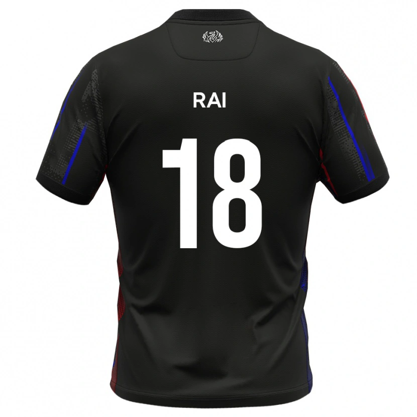 Danxen Kinderen Kiban Rai #18 Zwart Rood Uitshirt Uittenue 2025/26 T-Shirt België