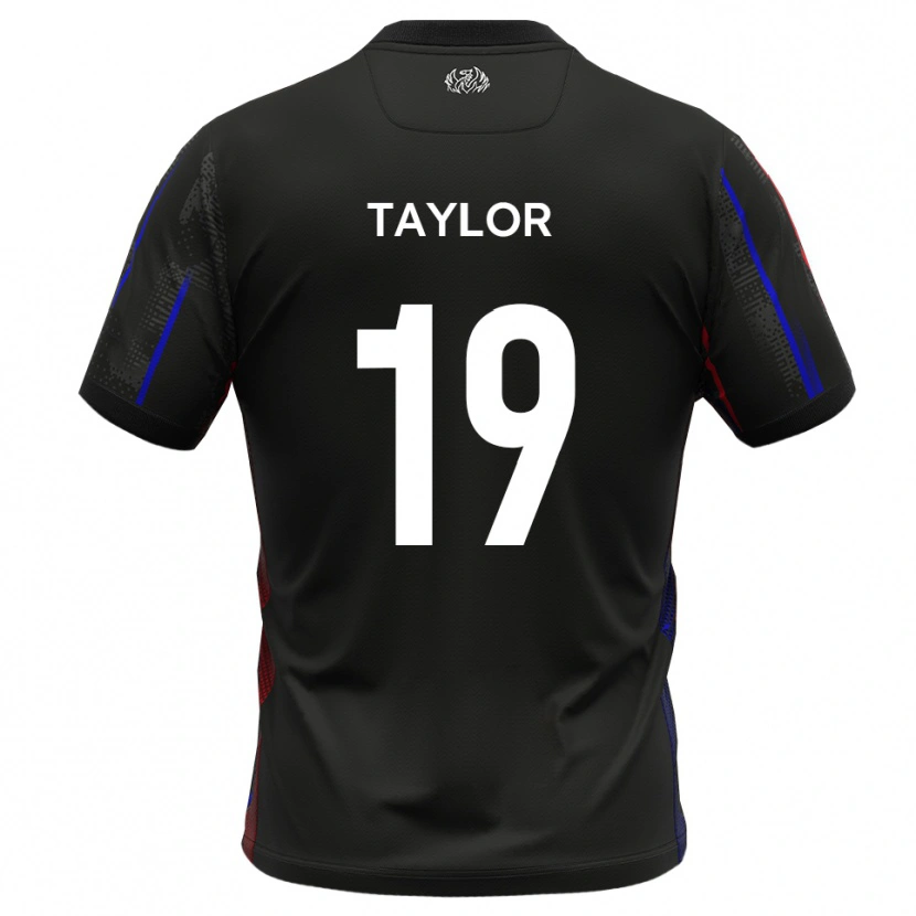 Danxen Kinderen Archy Taylor #19 Zwart Rood Uitshirt Uittenue 2025/26 T-Shirt België