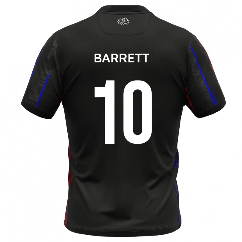 Danxen Kinderen Josh Barrett #10 Zwart Rood Uitshirt Uittenue 2025/26 T-Shirt België