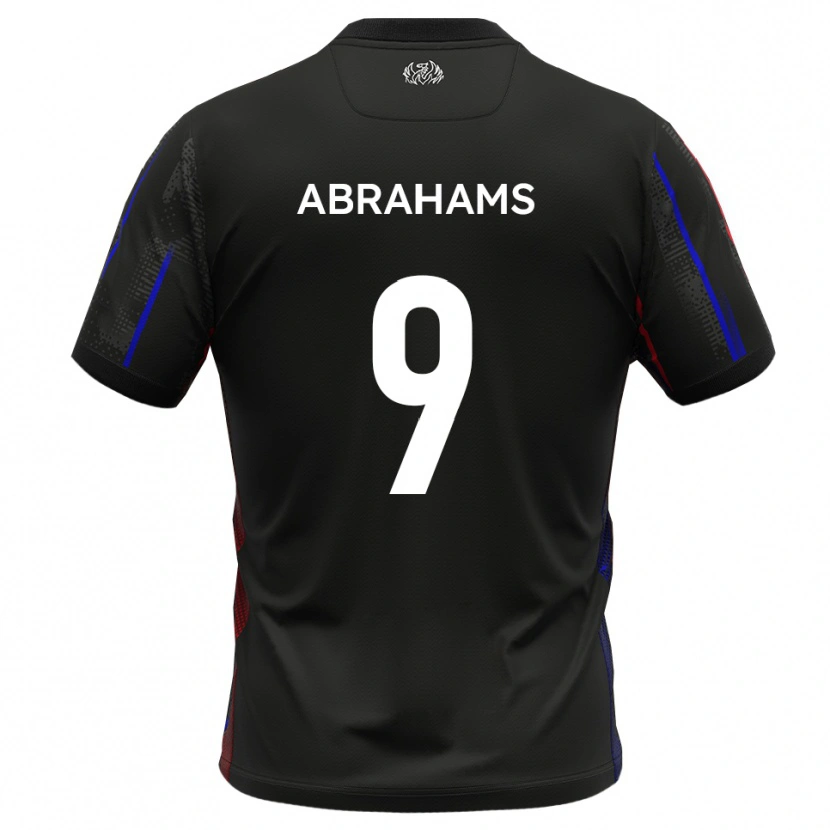 Danxen Kinderen Tristan Abrahams #9 Zwart Rood Uitshirt Uittenue 2025/26 T-Shirt België