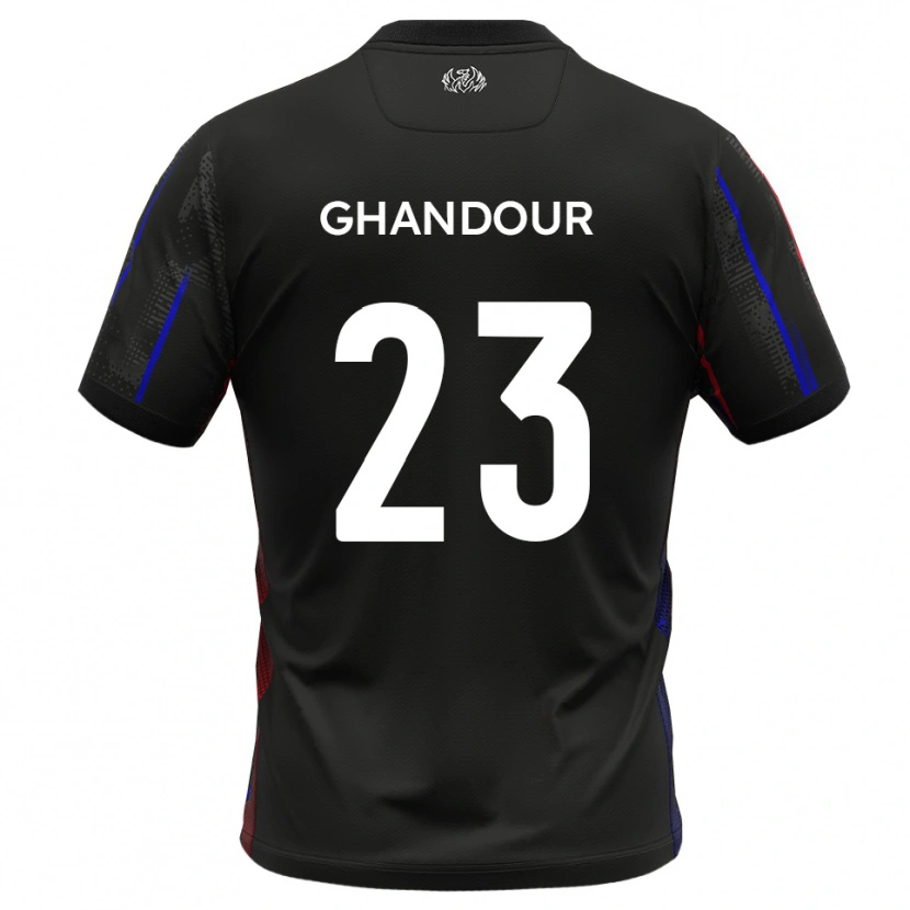 Danxen Kinderen Hady Ghandour #23 Zwart Rood Uitshirt Uittenue 2025/26 T-Shirt België