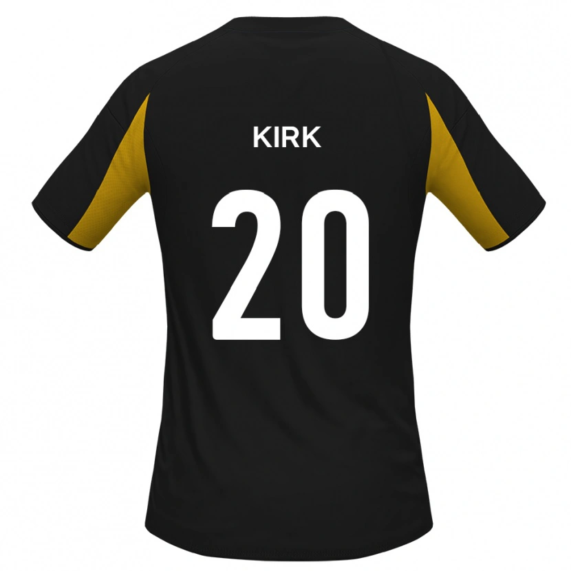 Danxen Kinderen Charlie Kirk #20 Zwart Geel Uitshirt Uittenue 2025/26 T-Shirt België