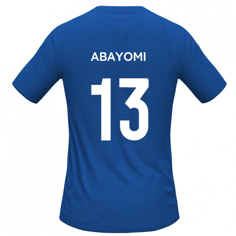 Danxen Kinderen Koju Abayomi #13 Hemelsblauw Uitshirt Uittenue 2025/26 T-Shirt België