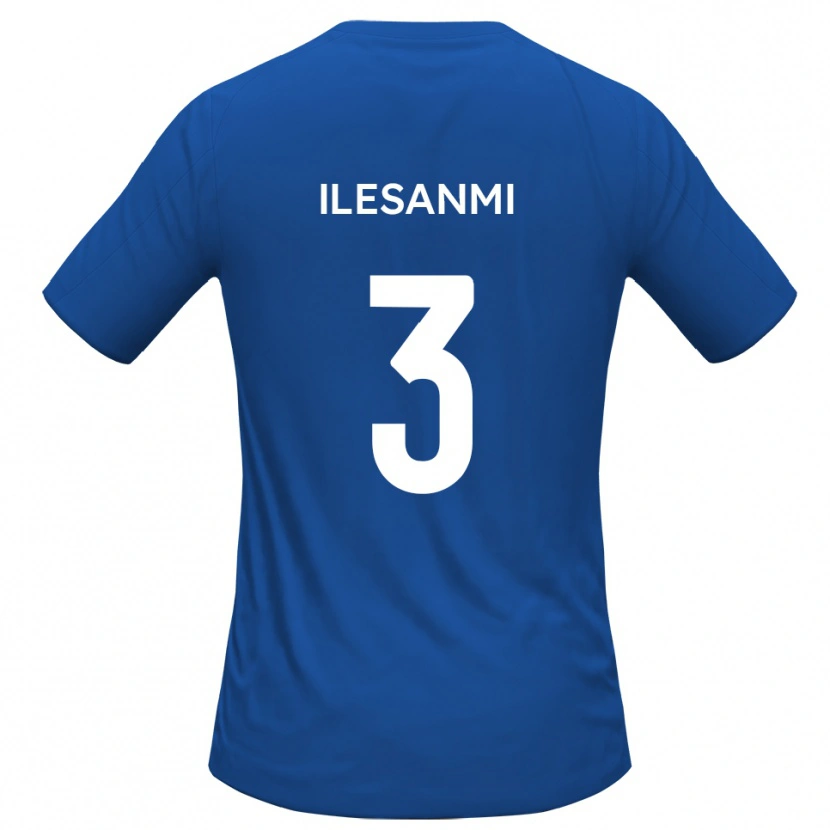 Danxen Kinderen Femi Ilesanmi #3 Hemelsblauw Uitshirt Uittenue 2025/26 T-Shirt België