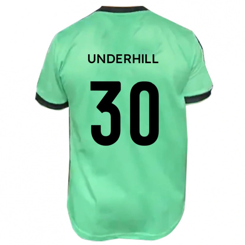 Danxen Kinderen Connor Underhill #30 Turkoois Zwart Uitshirt Uittenue 2025/26 T-Shirt België