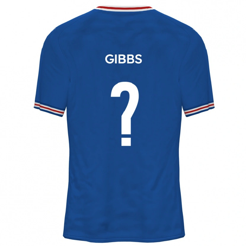 Danxen Kinderen Ruby Gibbs #0 Dodger Blue Uitshirt Uittenue 2025/26 T-Shirt België