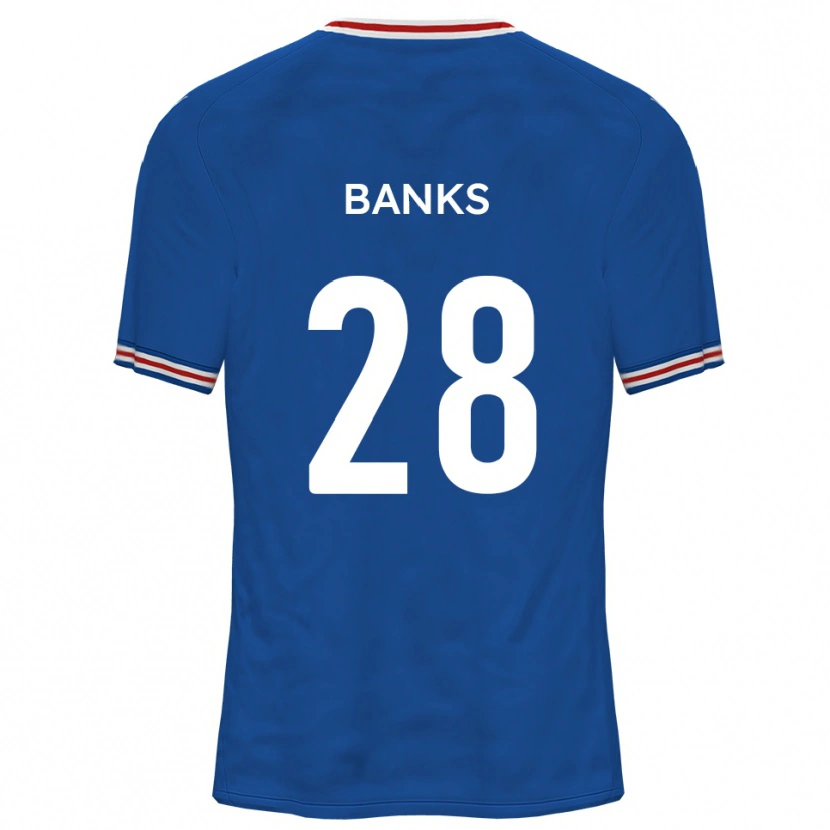 Danxen Kinderen Ollie Banks #28 Dodger Blue Uitshirt Uittenue 2025/26 T-Shirt België