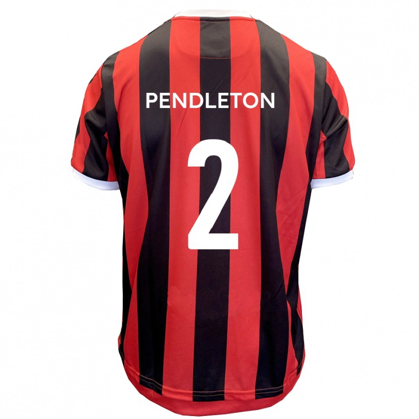 Danxen Kinderen Byron Pendleton #2 Rood Zwart Uitshirt Uittenue 2025/26 T-Shirt België