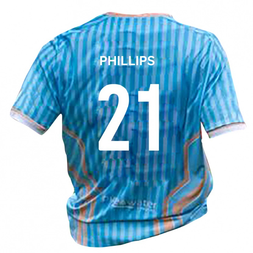 Danxen Kinderen Leon Phillips #21 Zwart Goud Uitshirt Uittenue 2025/26 T-Shirt België