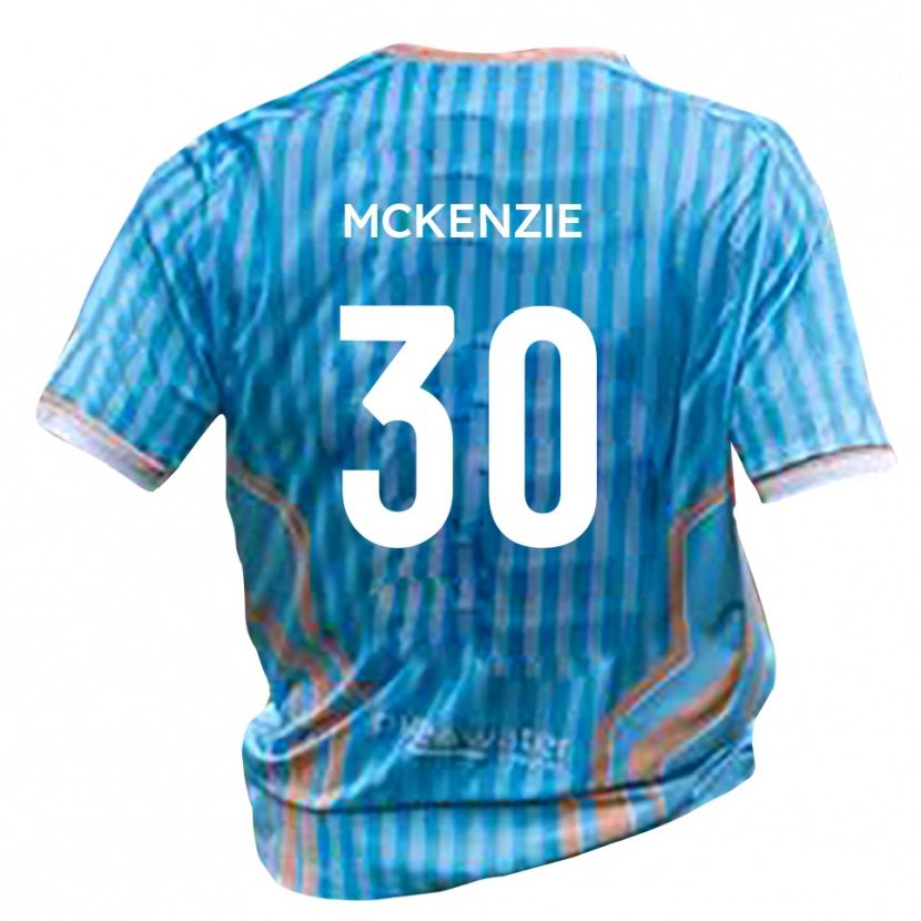 Danxen Kinderen Zach Mckenzie #30 Zwart Goud Uitshirt Uittenue 2025/26 T-Shirt België