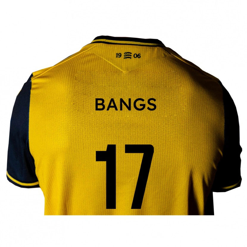 Danxen Kinderen Alfie Bangs #17 Geel Zwart Uitshirt Uittenue 2025/26 T-Shirt België