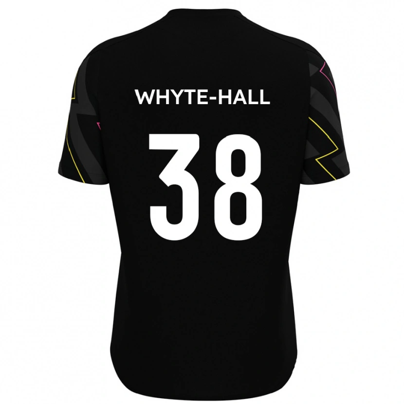 Danxen Kinderen Szhem Whyte-Hall #38 Zwart Grijs Uitshirt Uittenue 2025/26 T-Shirt België