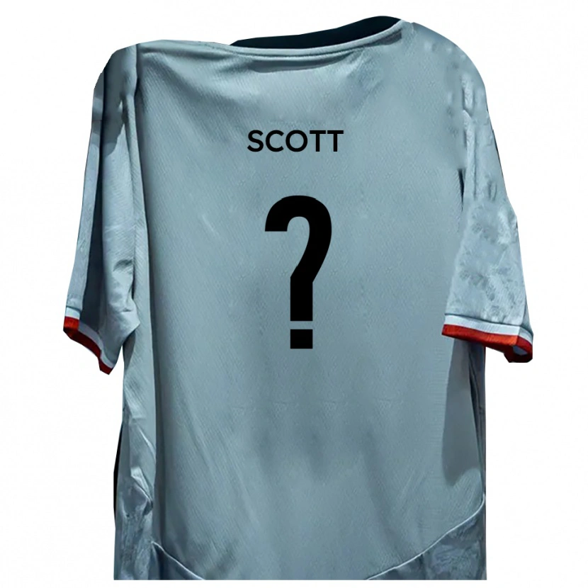 Danxen Kinderen Keisha Scott #0 Wit Zwart Uitshirt Uittenue 2025/26 T-Shirt België