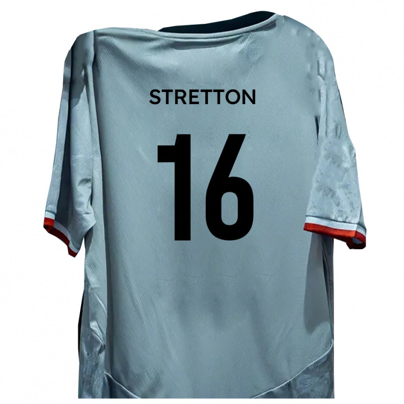 Danxen Kinderen Jack Stretton #16 Wit Zwart Uitshirt Uittenue 2025/26 T-Shirt België