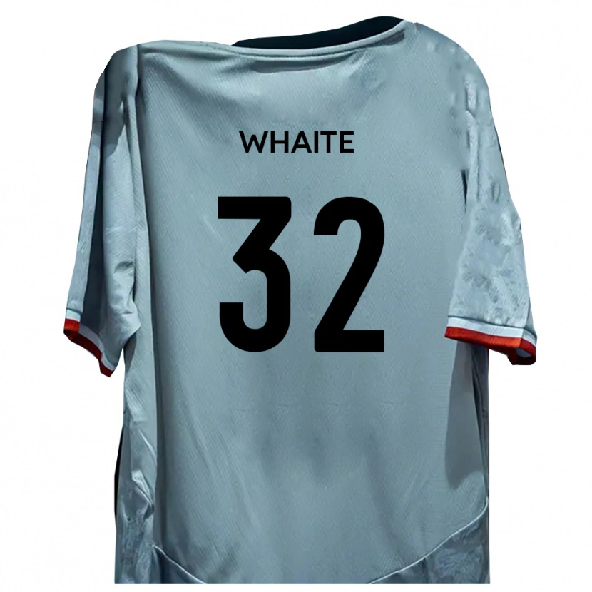 Danxen Kinderen Billy Whaite #32 Wit Zwart Uitshirt Uittenue 2025/26 T-Shirt België