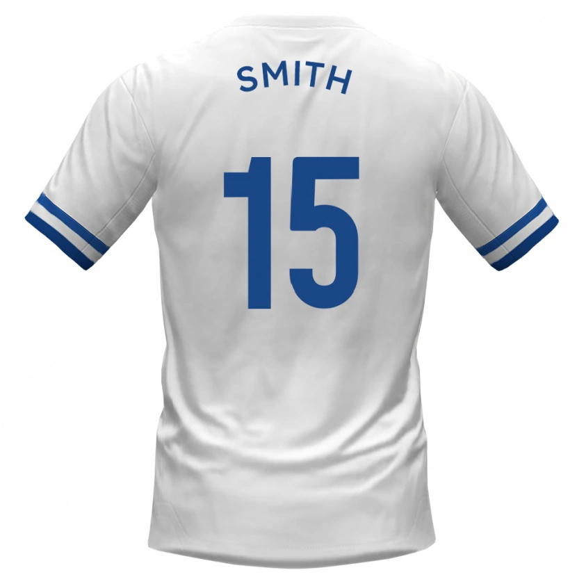 Danxen Kinderen Will Smith #15 Wit Blauw Uitshirt Uittenue 2025/26 T-Shirt België