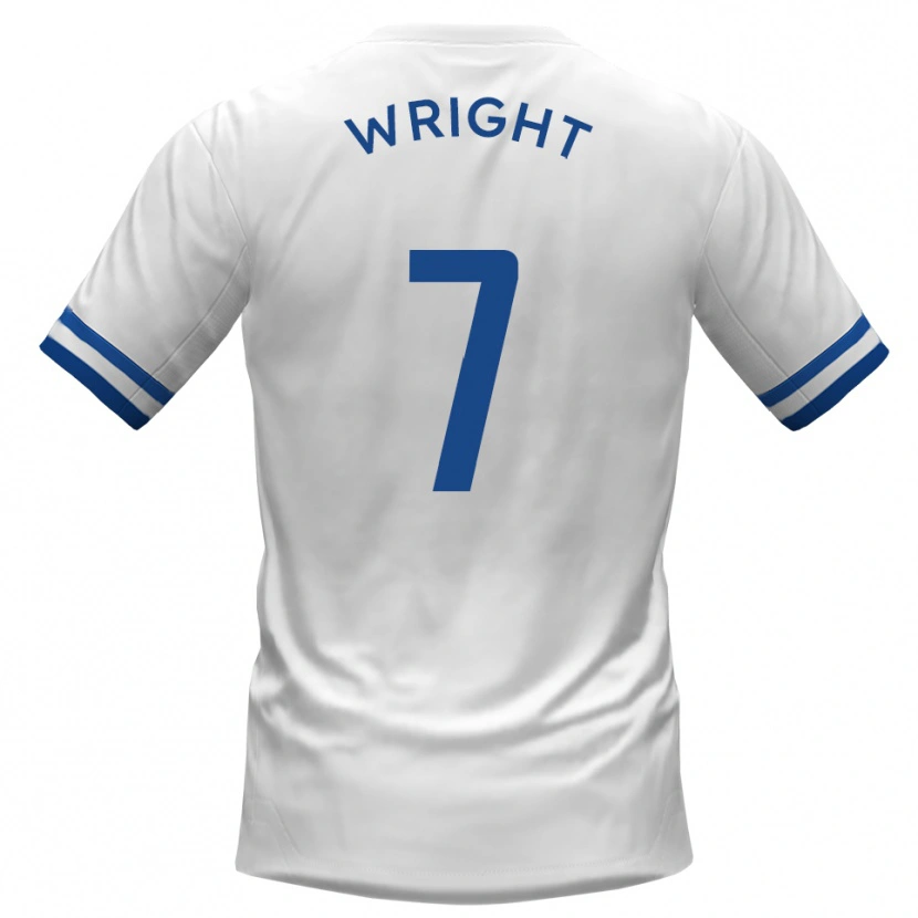 Danxen Kinderen Max Wright #7 Wit Blauw Uitshirt Uittenue 2025/26 T-Shirt België