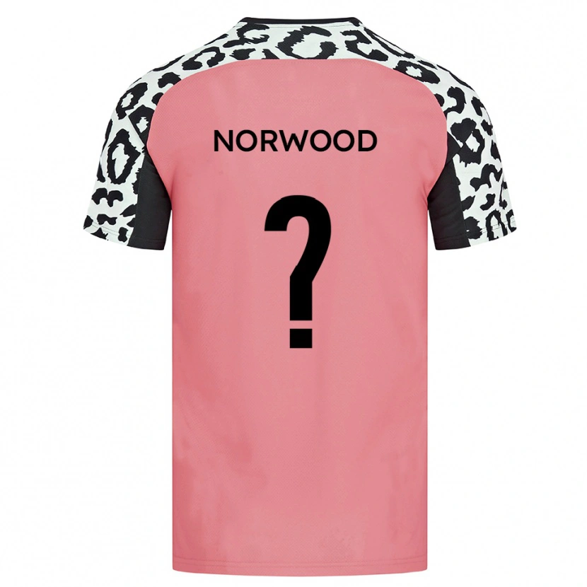 Danxen Kinderen Bea Norwood #0 Roze Zwart Uitshirt Uittenue 2025/26 T-Shirt België