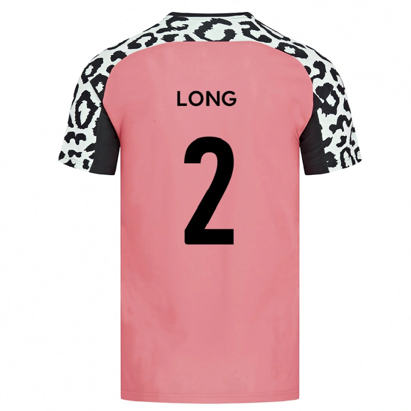Danxen Kinderen Sean Long #2 Roze Zwart Uitshirt Uittenue 2025/26 T-Shirt België