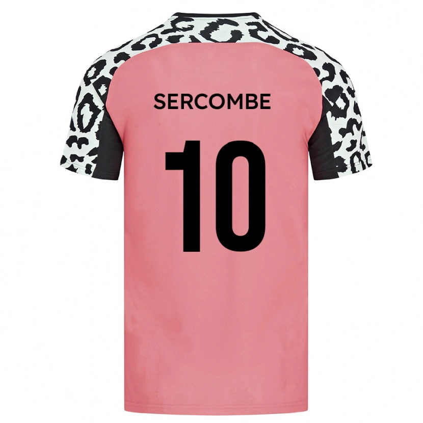 Danxen Kinderen Liam Sercombe #10 Roze Zwart Uitshirt Uittenue 2025/26 T-Shirt België