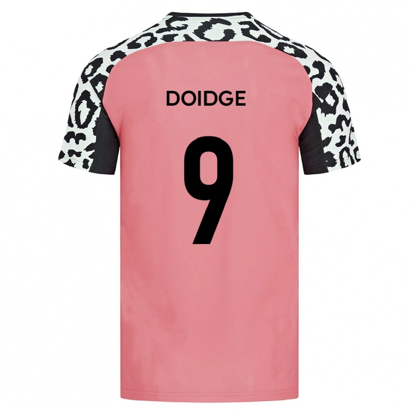 Danxen Kinderen Christian Doidge #9 Roze Zwart Uitshirt Uittenue 2025/26 T-Shirt België