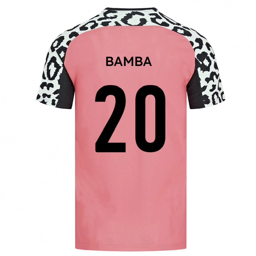 Danxen Kinderen Yahya Bamba #20 Roze Zwart Uitshirt Uittenue 2025/26 T-Shirt België