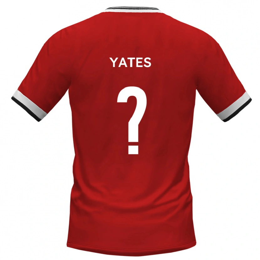 Danxen Kinderen Harvey Yates #0 Wit Zwart Uitshirt Uittenue 2025/26 T-Shirt België