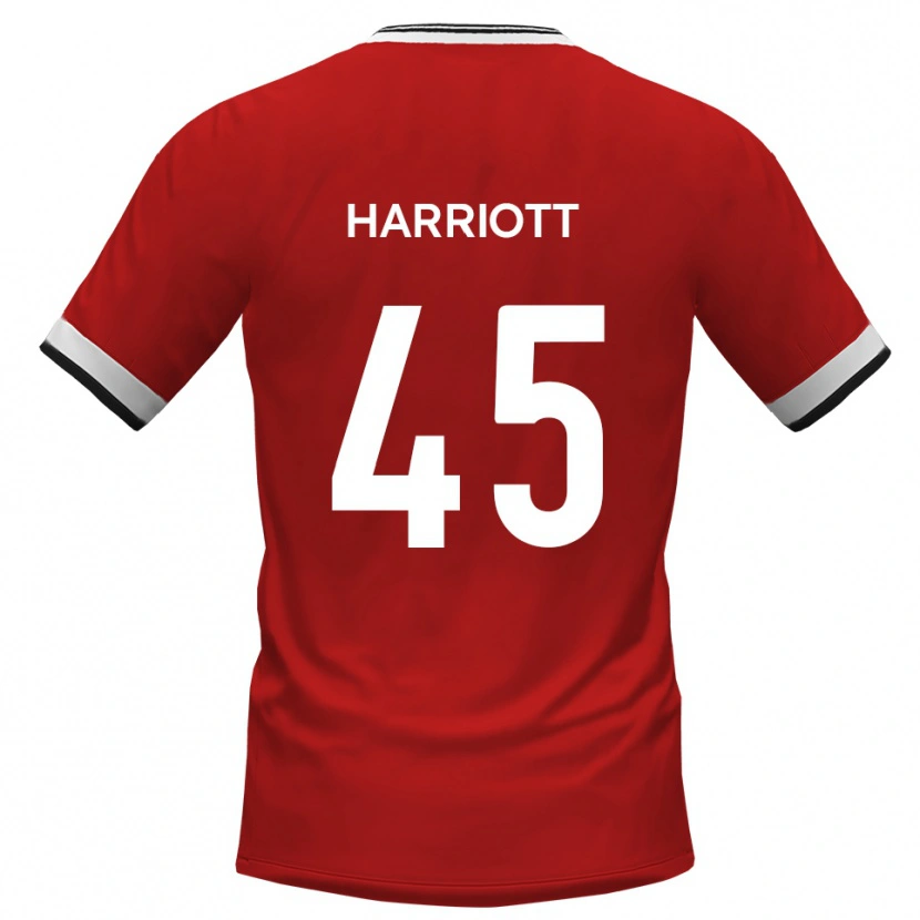 Danxen Kinderen Callum Harriott #45 Wit Zwart Uitshirt Uittenue 2025/26 T-Shirt België