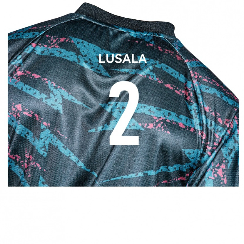 Danxen Kinderen Dermi Lusala #2 Zwart Marine Uitshirt Uittenue 2025/26 T-Shirt België